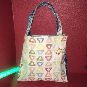 Blue Gem pastry's Doodlez makeup tote bag